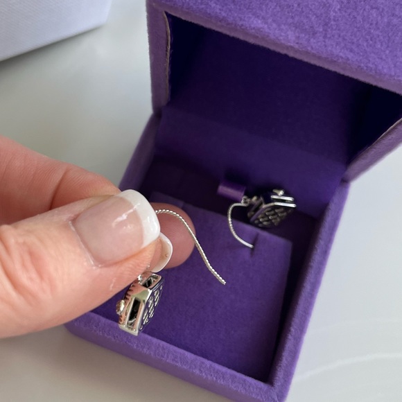 Jilco NIB onyx and sterling earrings - Picture 5 of 9